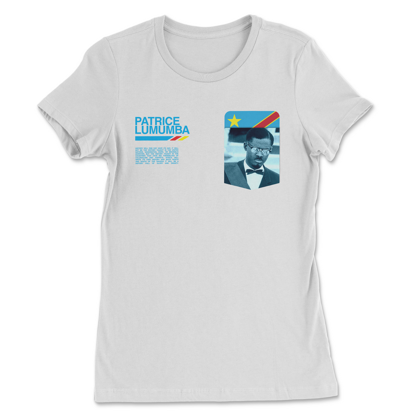 Patrice Lumumba Women's Pocket T-Shirt