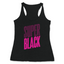 Super Black Women's racerback tank