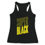 Super Black Women's racerback tank