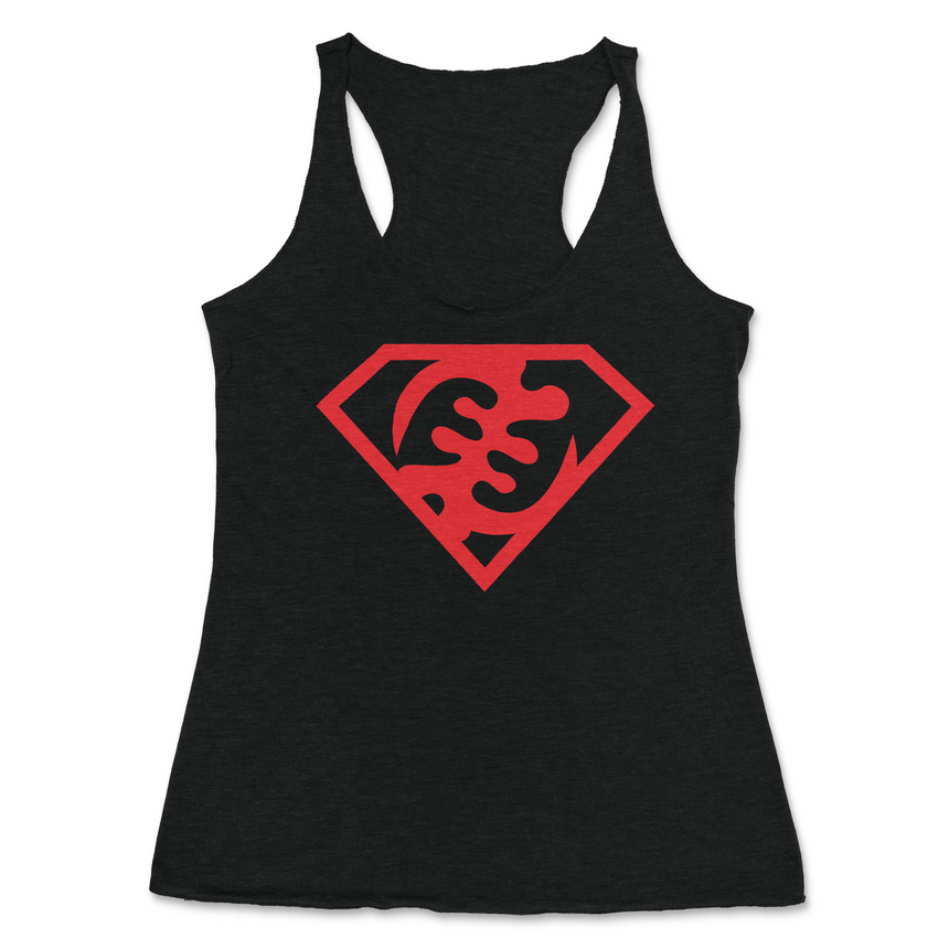 Super Gye Nyame Silhouette Women's Racerback Tank